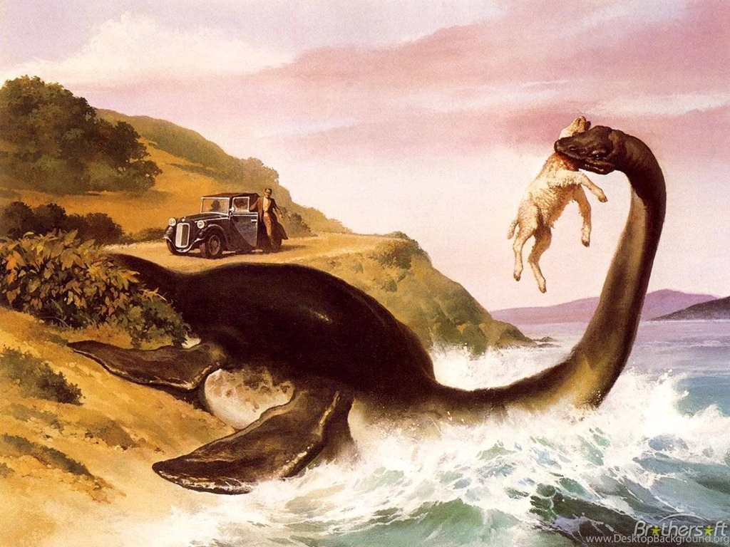 Nessie (Painting) Cryptozoology Wallpapers