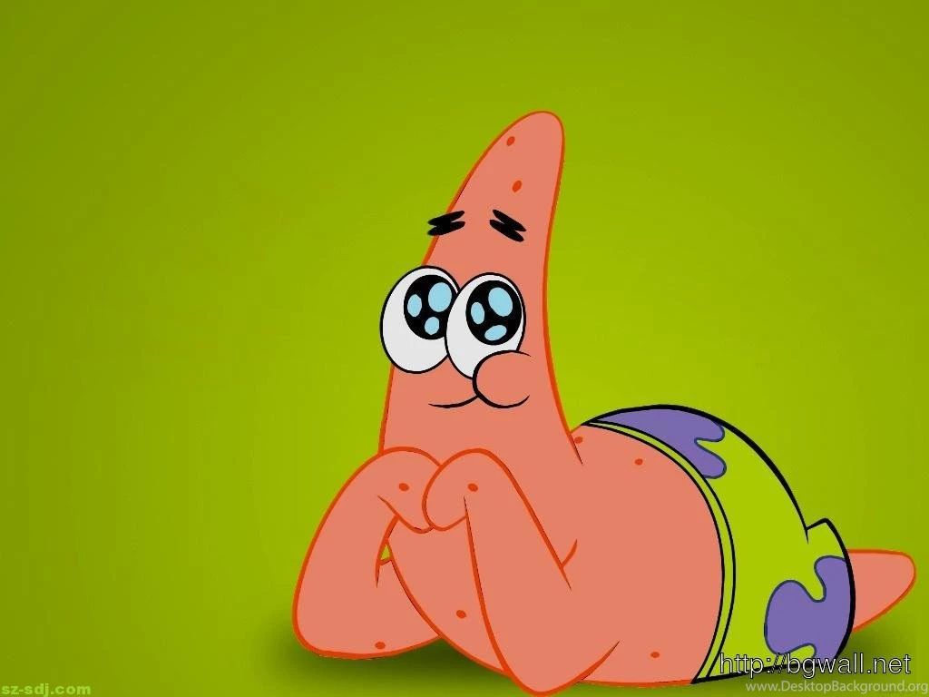 Cute Patrick Star Desktop Wallpapers