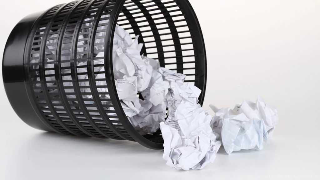 Download Wallpapers 1920x1080 Urn, Paper, Trash, White Backgrounds ...