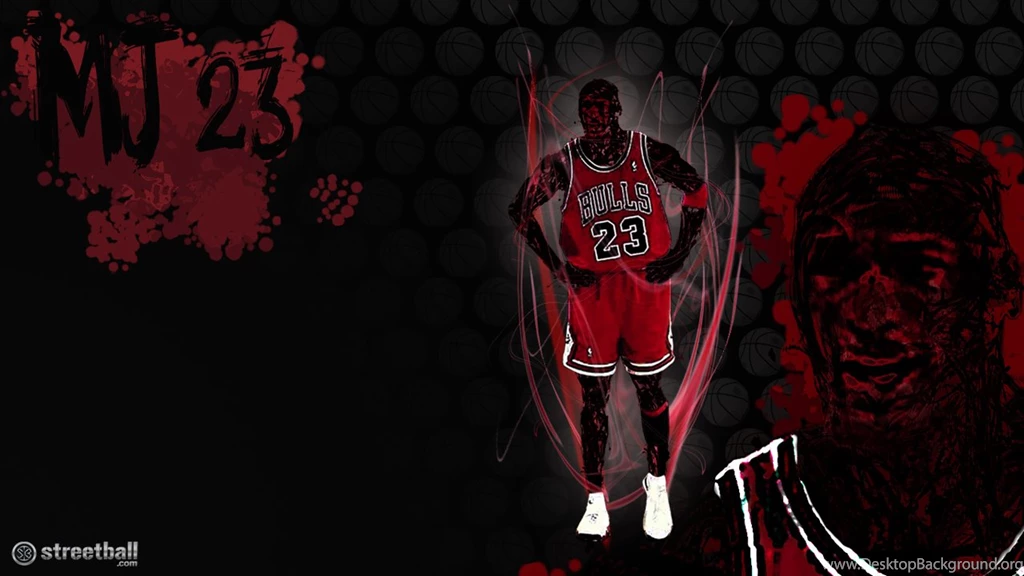 almohadilla interior sombra MJ Jordan 23 Basketball Illustration Wallpapers Streetball Desktop ...