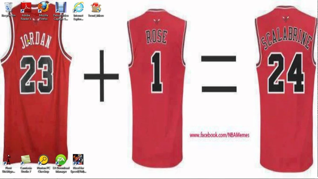 Rose (1) + Jordan (23) = Scalabrine (