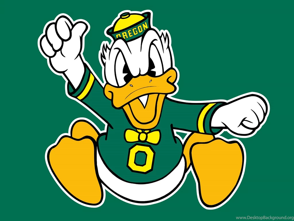 Free Oregon Ducks Football Logo Computer Desktop Wallpapers