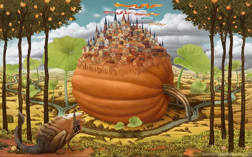 21 Mind Blowing Oil Paintings By Jacek Yerka Dream World ...