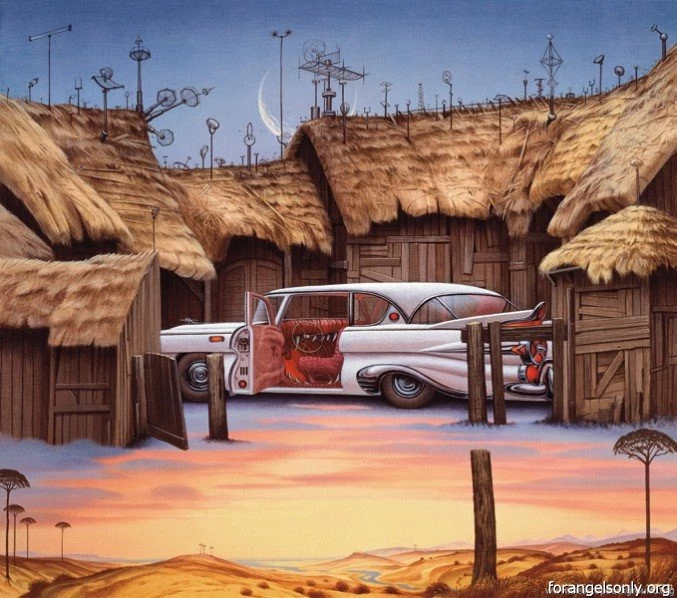 Jacek Yerka's Surreal Paintings Collection
