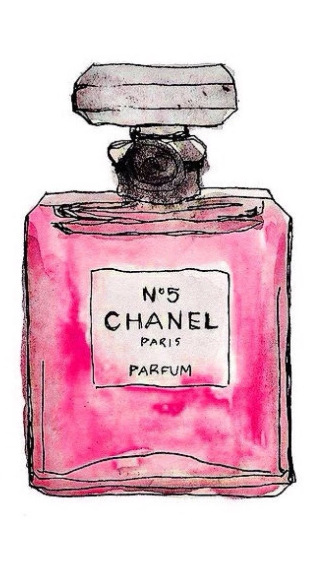 Hand Drawn Chanel No 5 Iphone 6 6 Plus And Iphone 5 4 Wallpapers Desktop Background