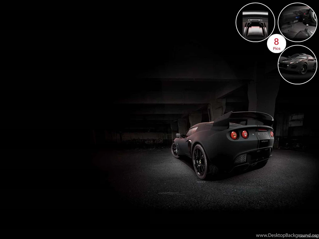 2012 Lotus Exige Matte Black Final Edition Rear