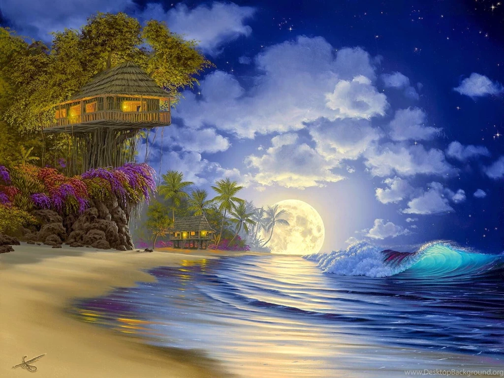 Beautiful Tree House Fantasy Fairy Tale Images Pictures HD Photos ...