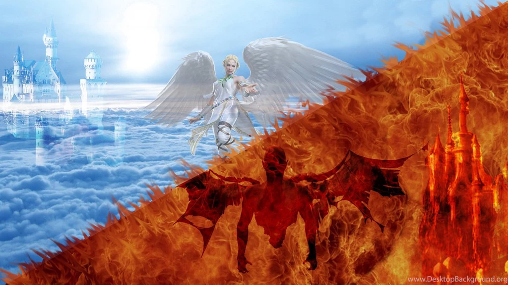 Heaven/Hell Backgrounds By RapsacDesigns On DeviantArt