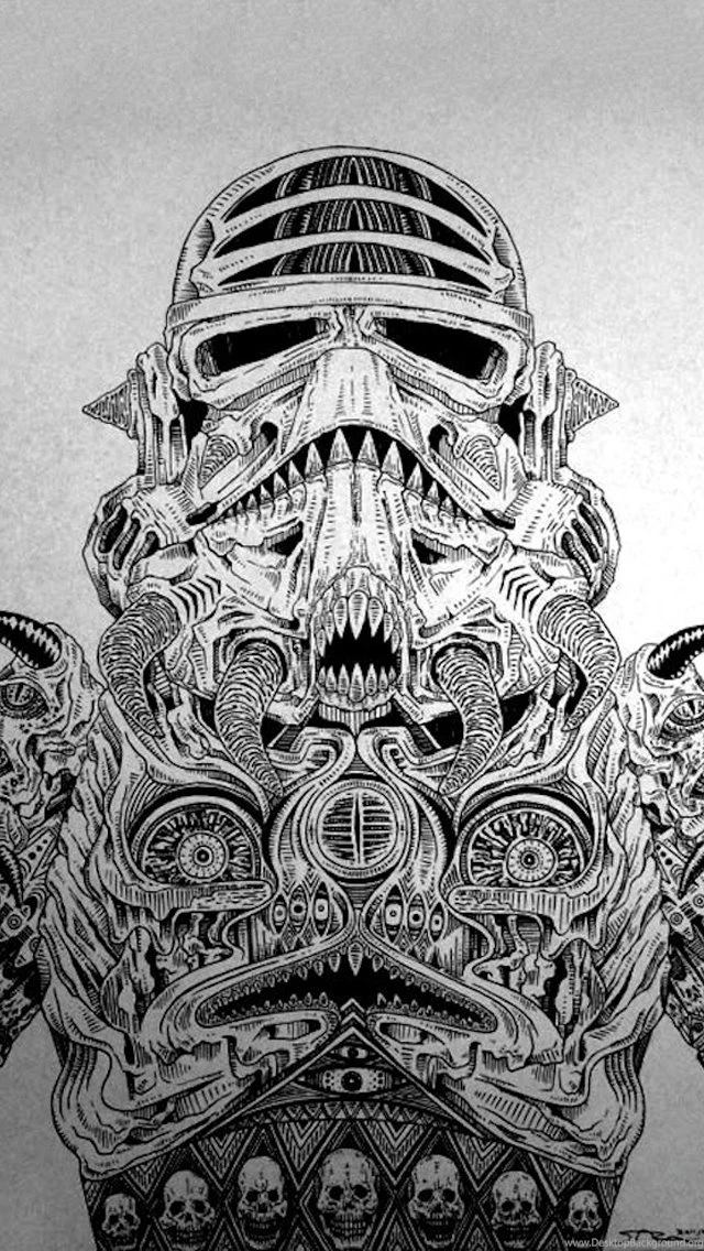 Storm Trooper Art iPhone 5 Wallpapers (640x1136)