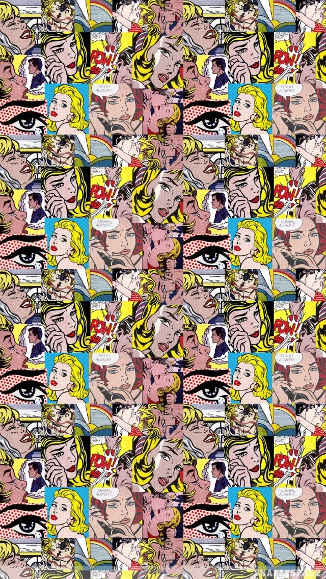 Pow Pop Art iPhone Wallpapers