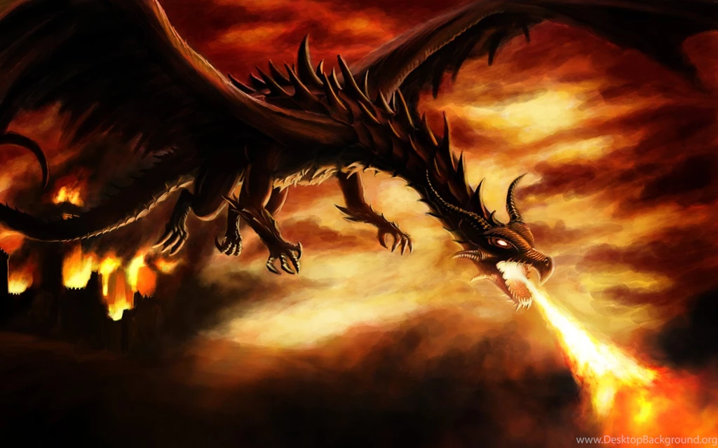 Dark Fire Dragon Wallpapers