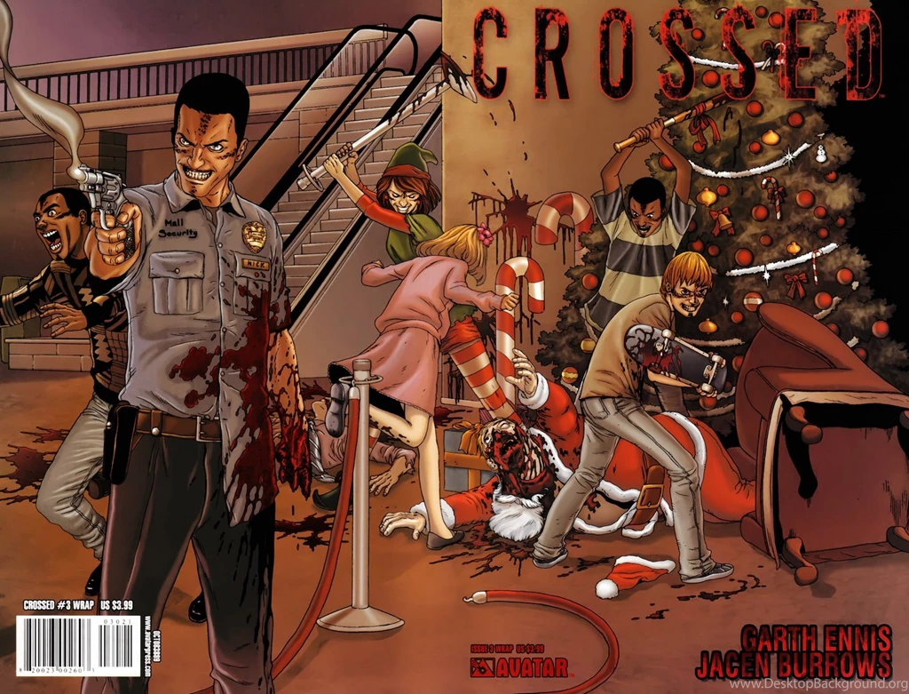 CROSSED Avatar press Horror Dark Comics Blood Zombie Christmas Da ...