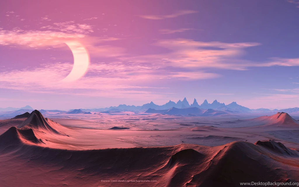 Eclipse On Desert Planet Science Fiction Backgrounds 1920x1200 ...