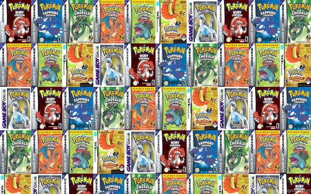 Pokemon Firered « Tiled Desktop Wallpapers