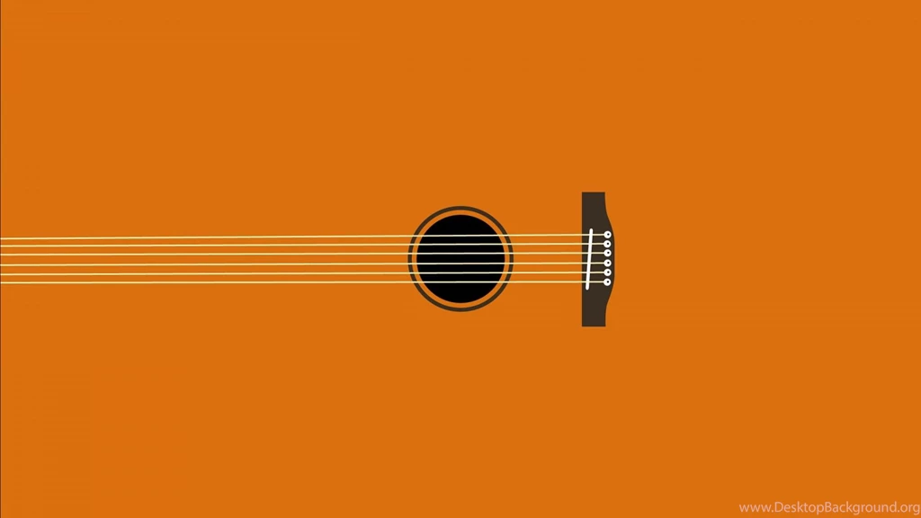 Acoustic Guitars Artwork Minimalistic Wallpapers