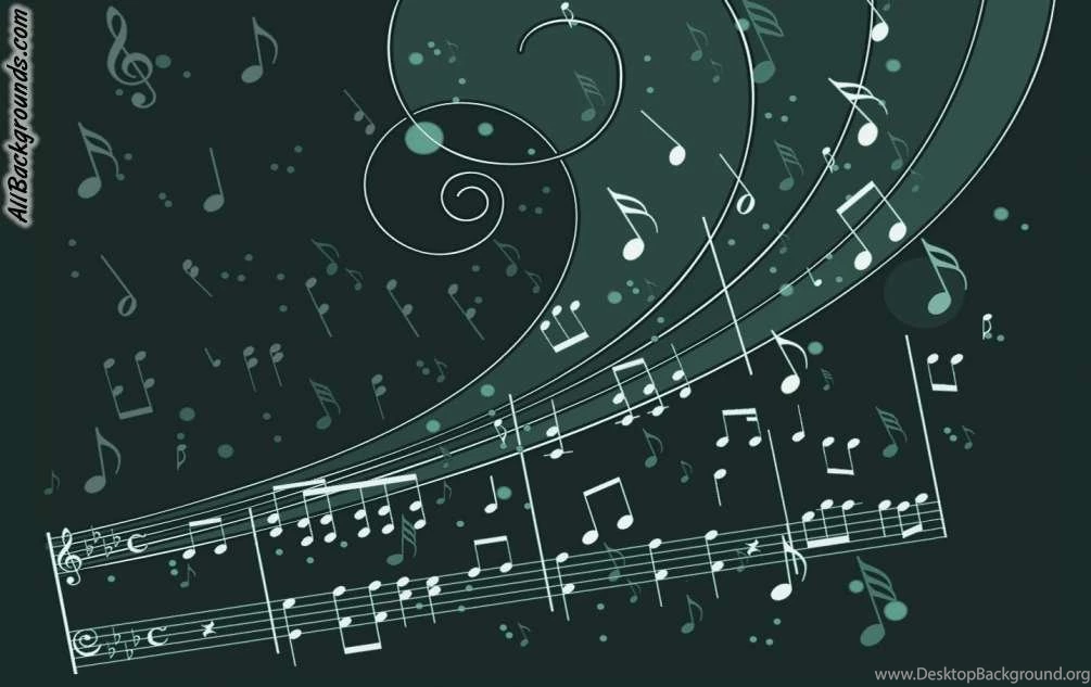 Awesome Music Notes Backgrounds Twitter & Myspace Backgrounds