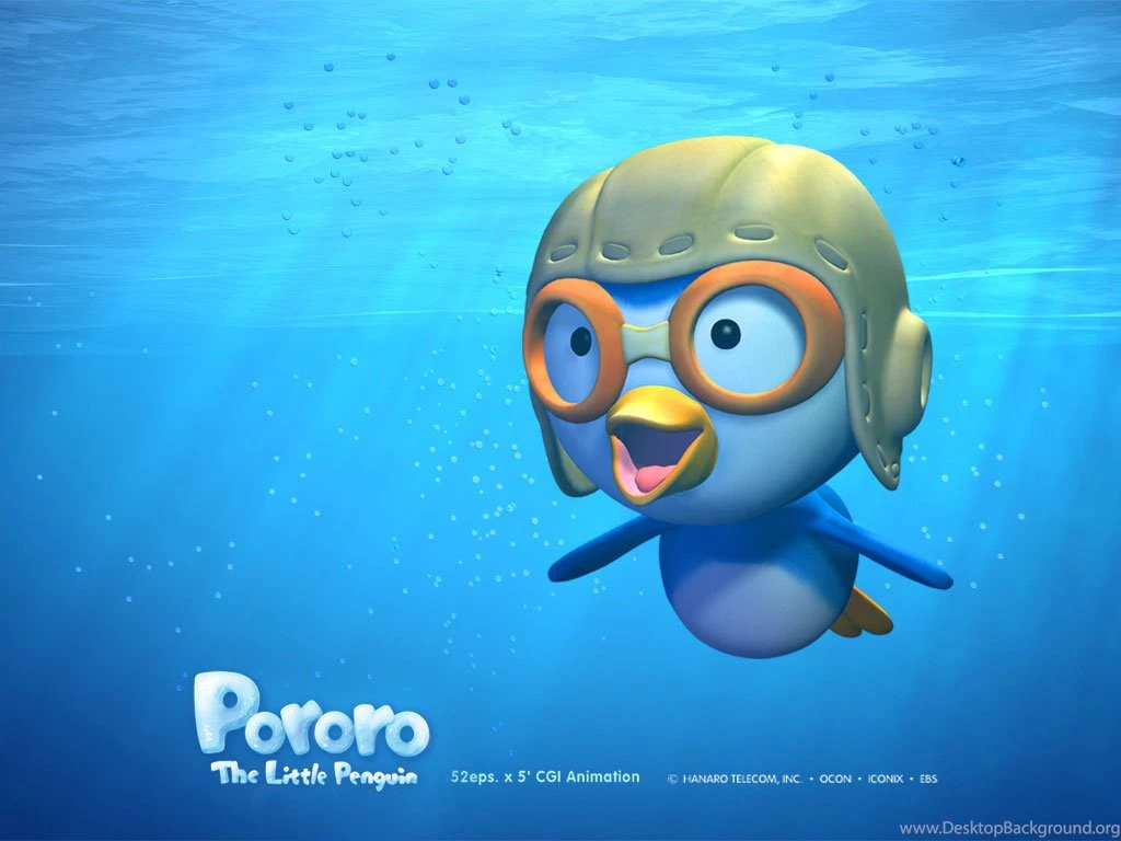 Pororo The Little Penguin Cartoon Cahracters 1024x768 NO.7 Desktop ...