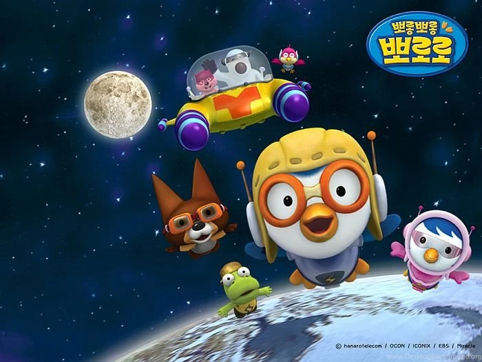 Pororo The Little Penguin Cartoon Cahracters Wallcoo.net