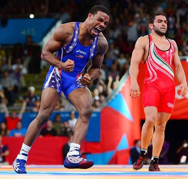 Jordan Burroughs Of The U.S. Defeated Sadegh Saeed Goudarzi Of ...