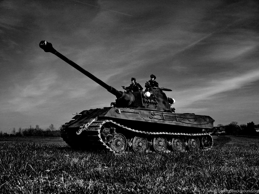 My Old 1/6 Late King Tiger RC Tank Warfare