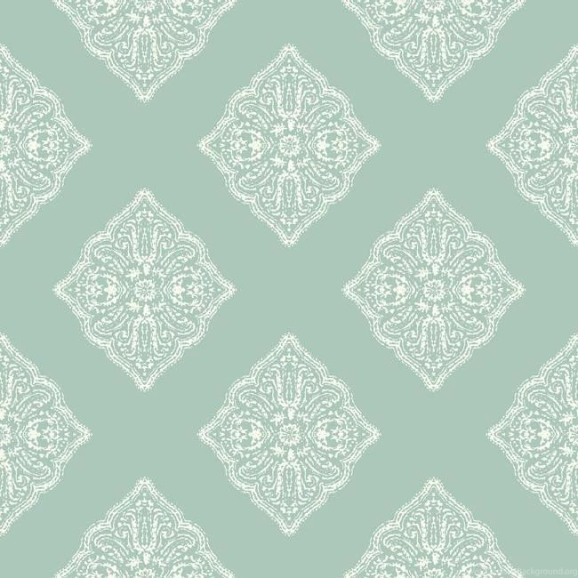 Henna Tile Wallpapers In Light Blue Design By York Wallcoverings ...