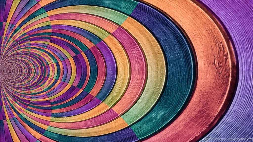 Colored Round Wooden Mac Wallpapers Download