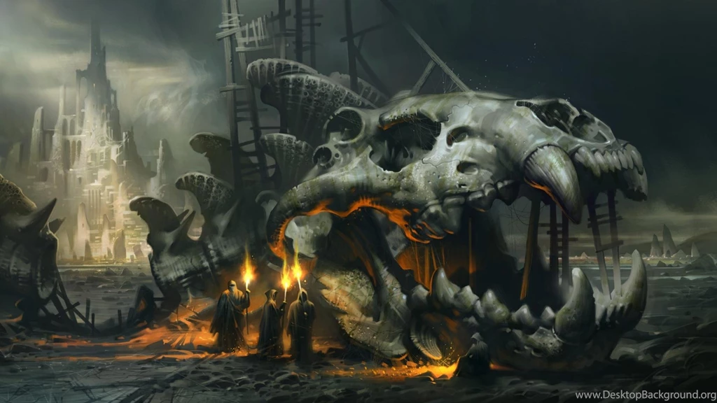 Hp Lovecraft Artwork Cities Desolate Fantasy Art Wallpapers