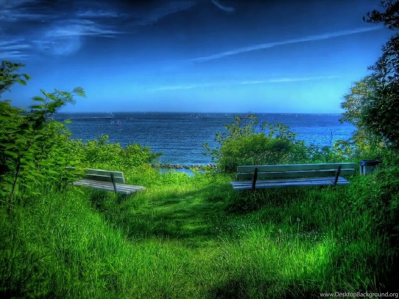 Blue Green A Blue View – Nature Beaches HD Desktop Wallpapers