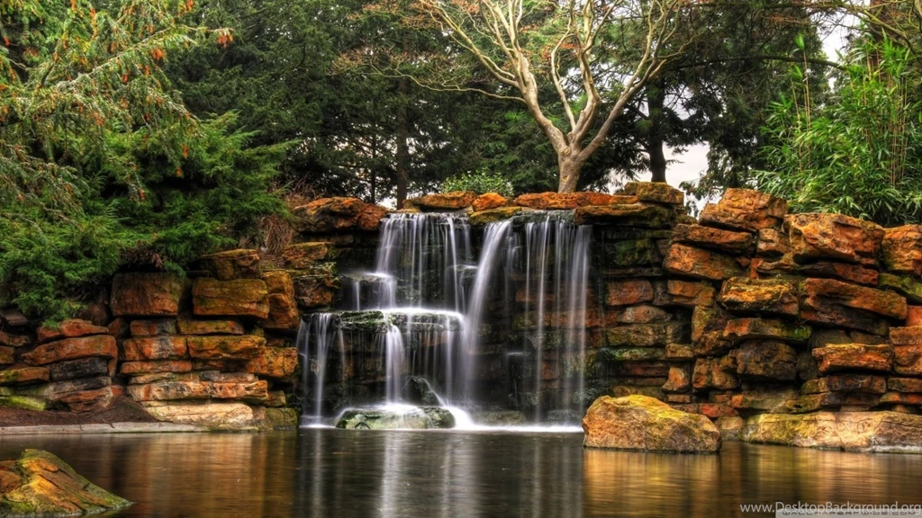 Beautiful Small Waterfall HD Desktop Wallpapers : High Definition ...