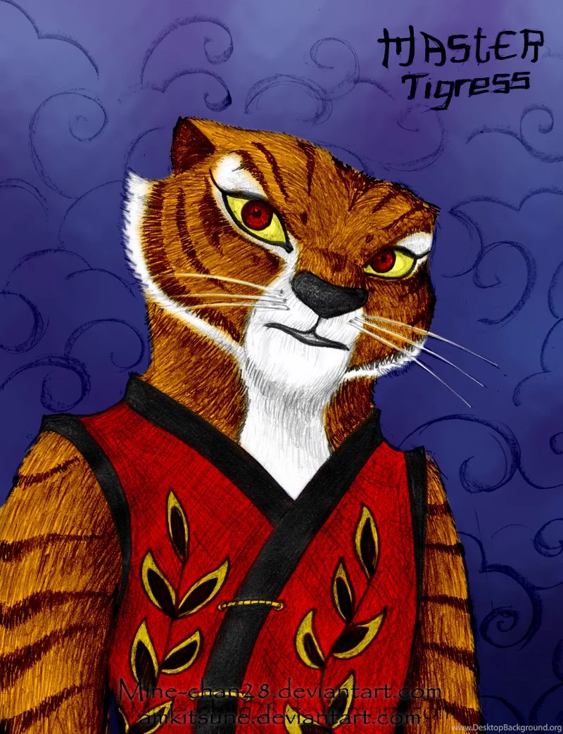 KFP:cartoony Tigress Wallpapers By AMKitsune On DeviantArt