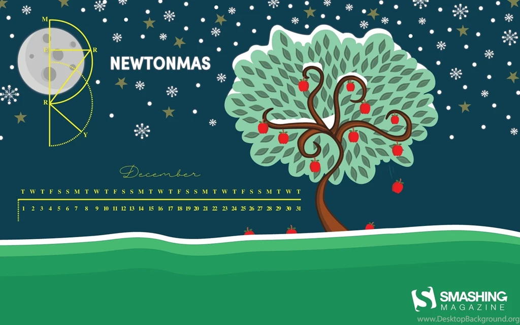 Month Calendar Christmas Desktop Wallpapers 52531   Calendar ...