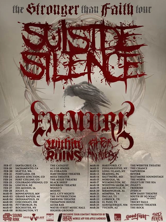 Suicide Silence Announce Tour With Two Good Bands And Emmure ...