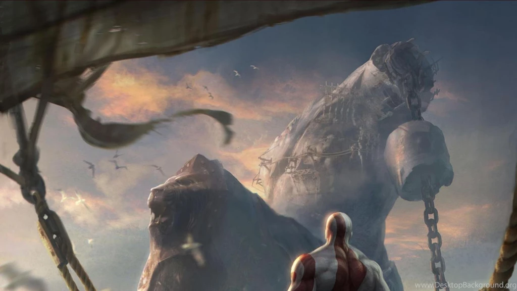 Concept Art Artwork Chains Blades Kratos Ascension Wallpapers