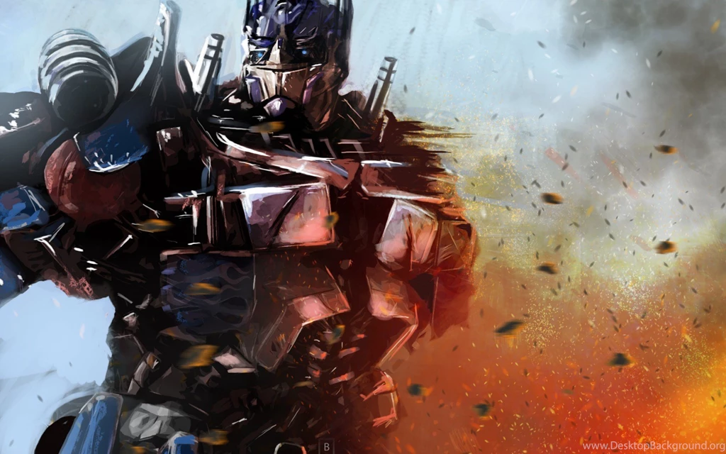 Optimus Prime Robot Art Drawing