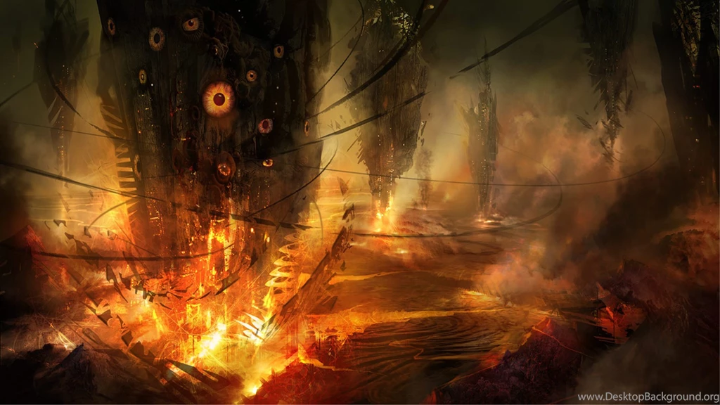 Eyes Fire Concept Art Science Fiction Alien Landscapes Cyclone ...