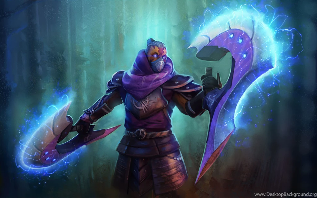 Download Wallpapers 3840x2400 Anti mage, Dota 2, Art, Witch Hunter ...