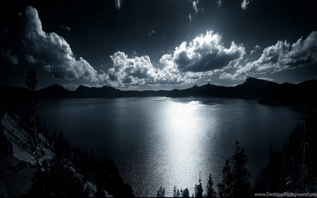 Moon Night Lake Wallpapers 1680x1050 429130