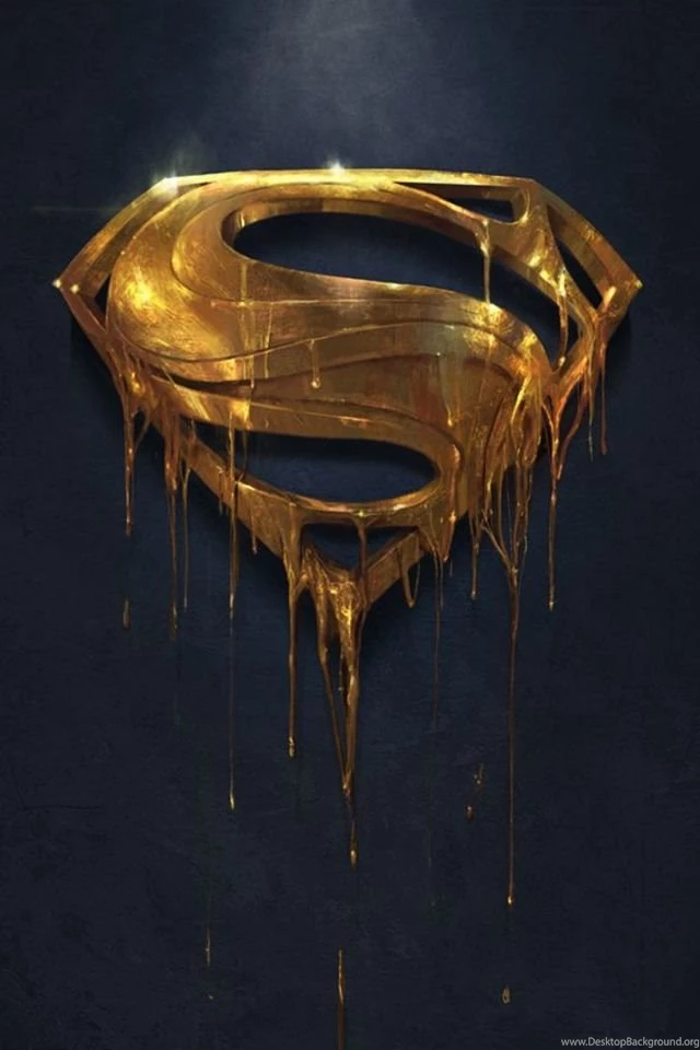 Golden Superman iPhone 4 Wallpapers (640x960)