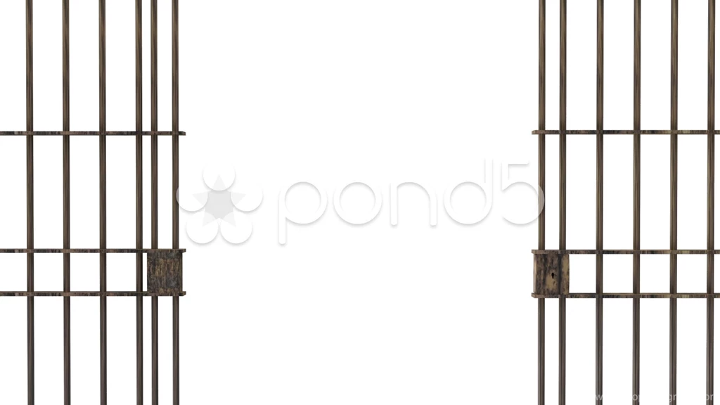 Animation Of Closed Jail Bars On Different Backgrounds Stock Video ...