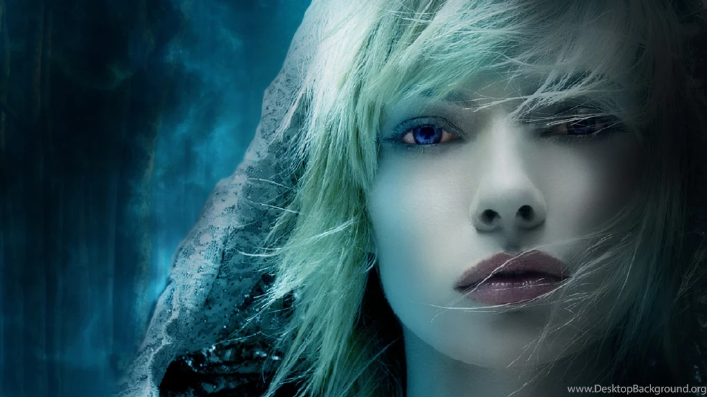 Wallpapers Angela Baby Winter Blue Eyes Forest Magical Scarf ...