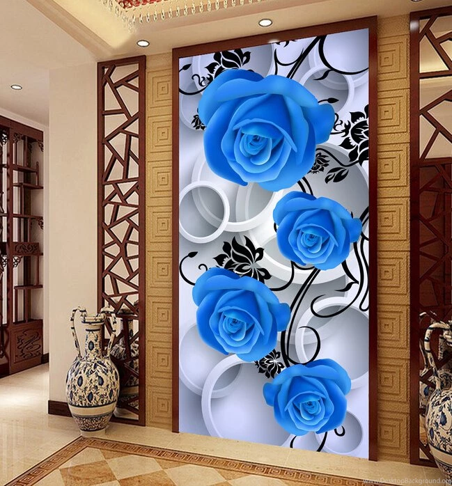 Aliexpress.com : Buy 120CMX240CM Best Silk Wallpapers HD 3D Blue ...