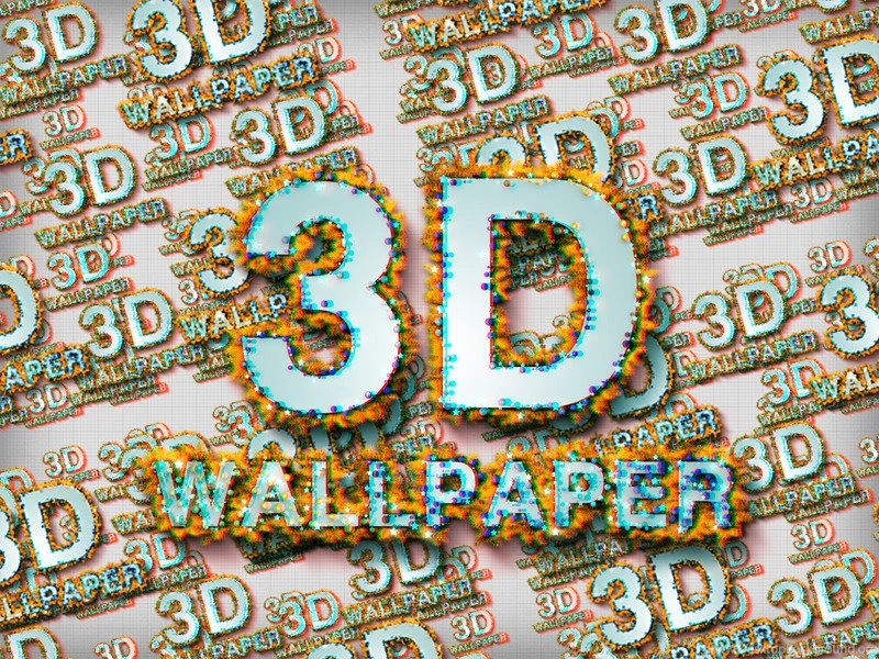 Real 3D Anaglyph: Text, Shape, Wallpapers Generator