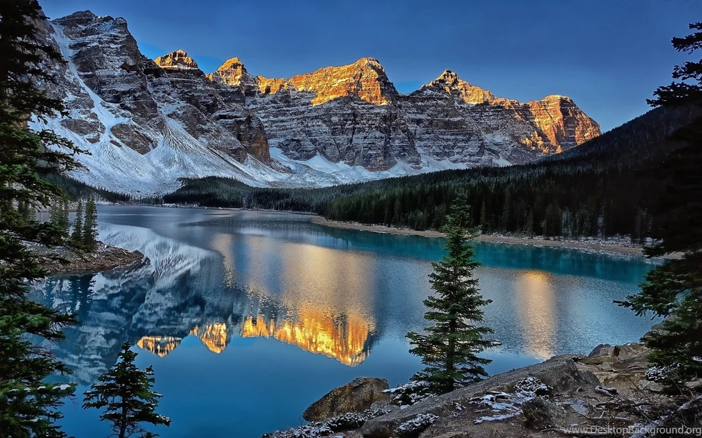 1920x1200 Moraine Lake Winter Wallpapers