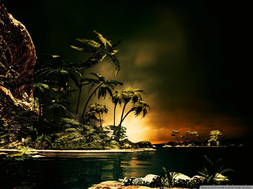 Tropical Island HD Desktop Wallpapers : High Definition : Mobile