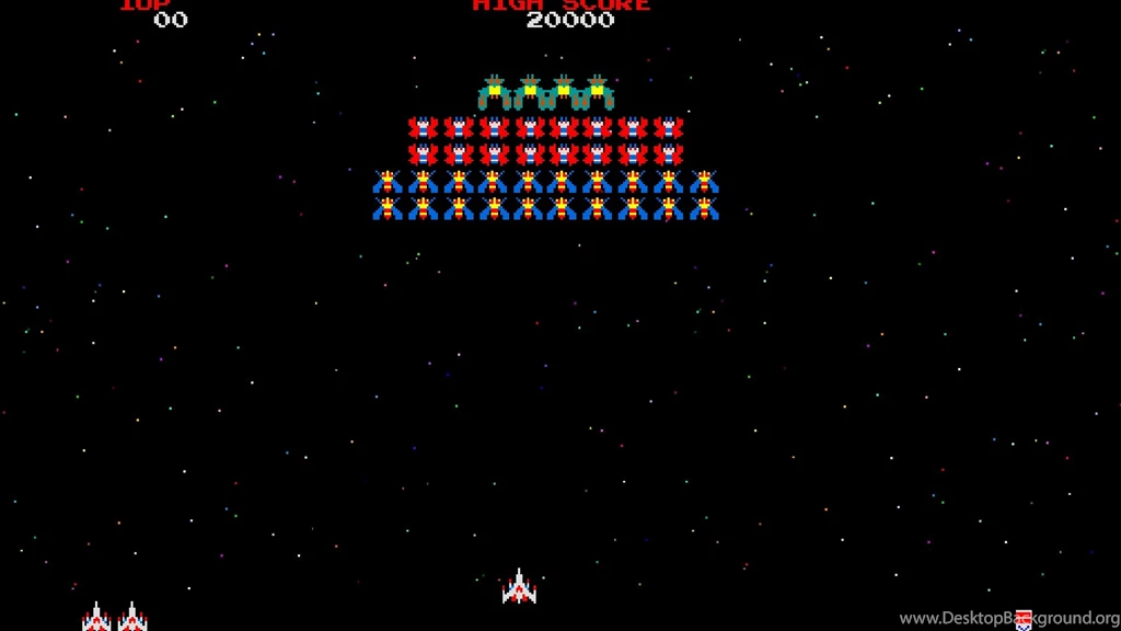 1920x1080 Retro Galaga Desktop PC And Mac Wallpapers