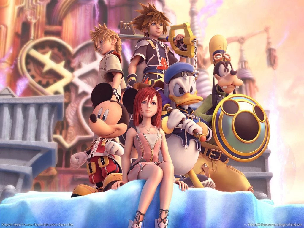 Kh2 Charicters Kingdom Hearts 2 Wallpapers (2732225) Fanpop