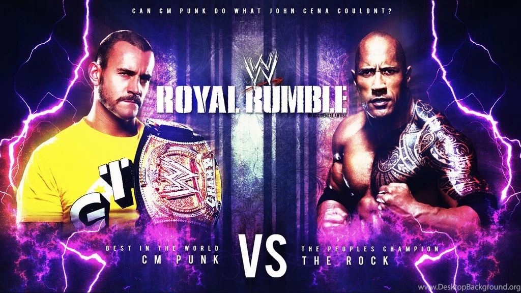 Wwe RR13 Cm Punk Vs The Rock Wallpapers By Llliiipppsssyyy On ...