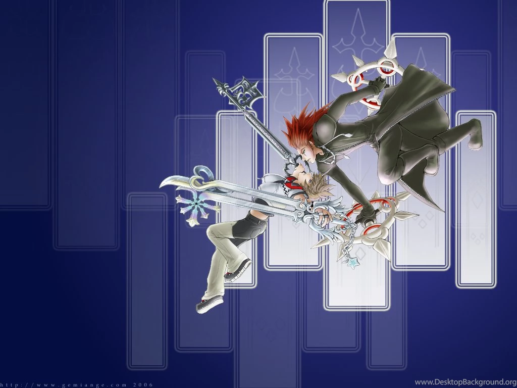 Axel And Roxas Wallpapers KH2 By Gemiange On DeviantArt