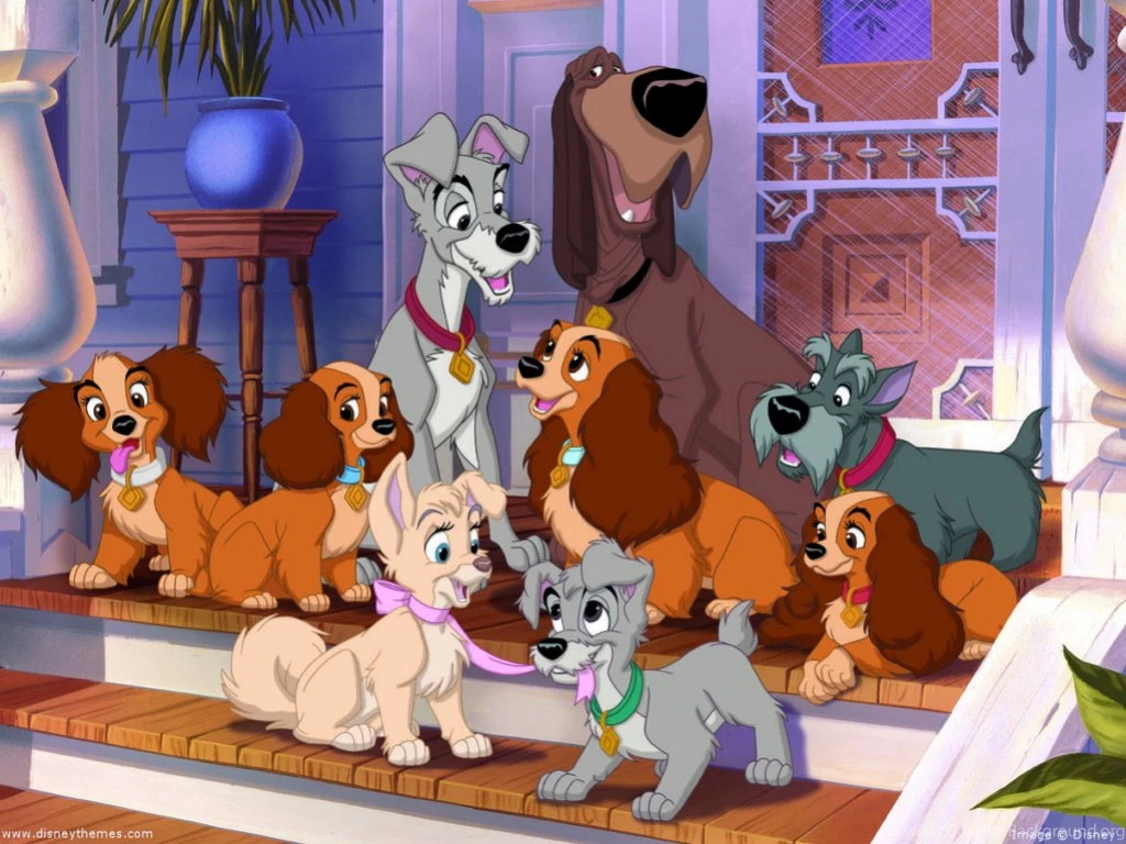 Image   Lady And The Tramp Wallpaper classic disney 7326007 1024 ...