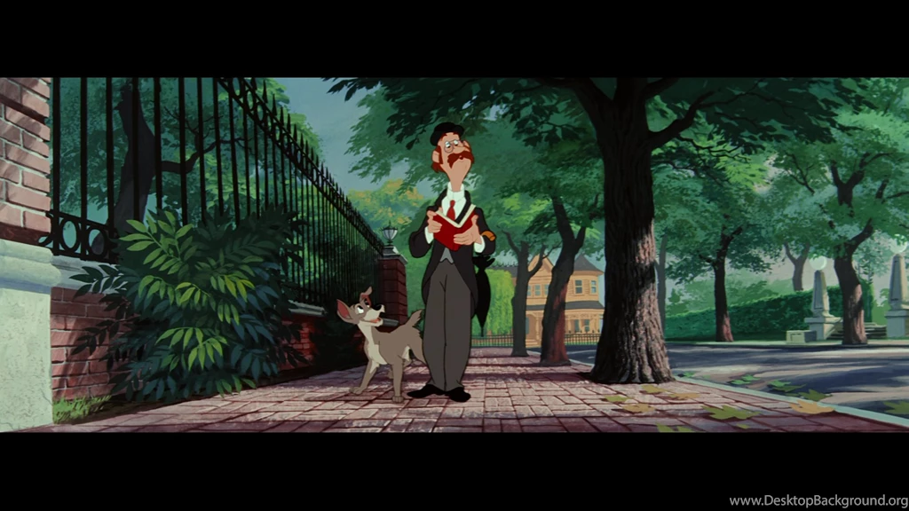 LADY AND THE TRAMP Disney Christmas Gd Wallpapers